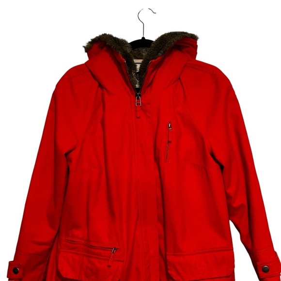 Anthropologie Daughters of the Libération Orangey/Red Full Zip Jacket Sz M - Picture 3 of 16